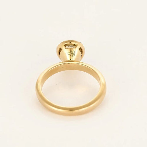 Bague 52 Bague solitaire Royal en or jaune 750 et diamants 58 Facettes LP1400/