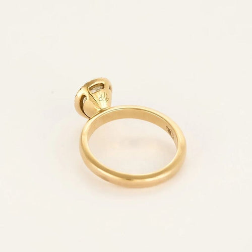 Bague 52 Bague solitaire Royal en or jaune 750 et diamants 58 Facettes LP1400/