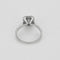 Bague 52 Bague solitaire illusion en or blanc 750 et diamants 58 Facettes LP1386/