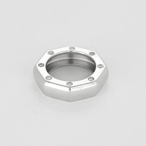 Pendentif Audemars Piguet - Pendentif octogonal en or blanc et diamants 58 Facettes LP1477/