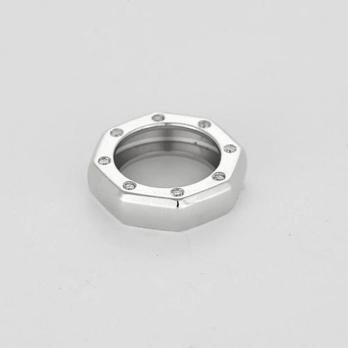 Pendentif Audemars Piguet - Pendentif octogonal en or blanc et diamants 58 Facettes LP1477/
