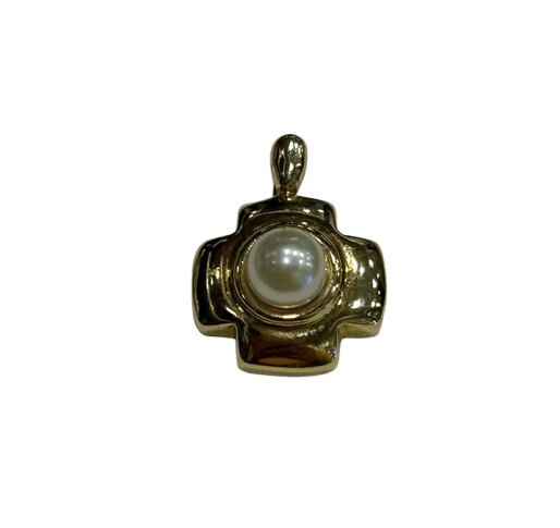 Pendentif Pendentif en or jaune 18 ct avec perle de culture 58 Facettes LP583/3