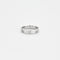 Bague 56 Alliance en or blanc 18 carats et diamants 58 Facettes LP368/10