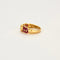 Bague 51.5 Bague en or jaune sertie d’un diamant et de rubis 58 Facettes LP779/13