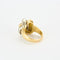 Bague 52.5 Senorita - Bague dôme tressée en or jaune et blanc, diamants 58 Facettes LP965/13