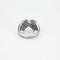 Bague 49.5 Bague jonc en or blanc sertie de diamants 58 Facettes LP962/13