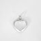 Pendentif Pendentif cœur en or blanc 18 carats et diamants 58 Facettes LP1115/16