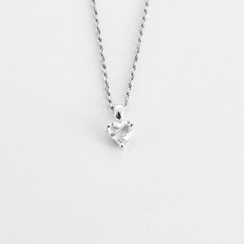 Collier Collier Cœur d’Amour - Collier en or blanc 750 et diamant 58 Facettes LP1122/16