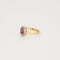 Bague 56 Bague en or jaune et blanc 18K rubis et diamants 58 Facettes LP1111/13