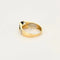 Bague 56 Bague en or jaune et blanc 18 carats avec saphir et diamants 58 Facettes LP1241/11