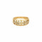 Bague 58 Bague jonc motif floral en or jaune 18K et diamants 58 Facettes LP1204/11