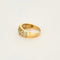 Bague 58 Bague jonc motif floral en or jaune 18K et diamants 58 Facettes LP1204/11