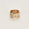 Bague 52 Bague L'Interminable en or rose et blanc avec diamants 58 Facettes LP1187