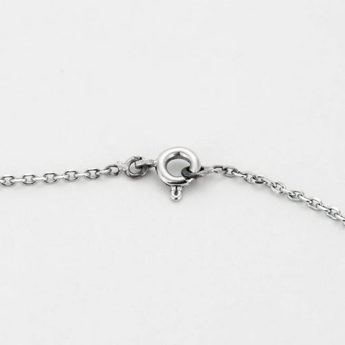 Collier Collier guirlande - Collier en or blanc et diamants 58 Facettes LP1188