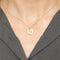 Collier Candela - Collier cœur en or jaune 750 et diamants 58 Facettes LP1141-LP1142