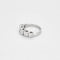 Bague 49.5 Bague en or blanc 585 et diamants taille princesse 58 Facettes LP264/13