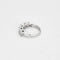 Bague 49.5 Bague en or blanc 585 et diamants taille princesse 58 Facettes LP264/13
