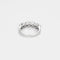 Bague 49.5 Bague en or blanc 585 et diamants taille princesse 58 Facettes LP264/13