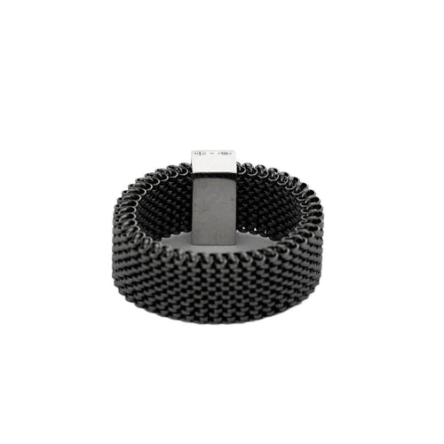Bague 60 Mauboussin Mes mains sur ta taille - Bague en acier et or blanc 58 Facettes LP1272/BET