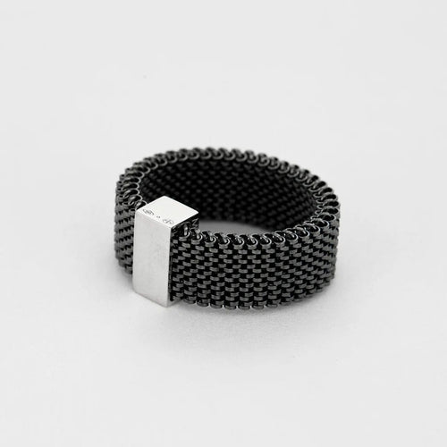 Bague 60 Mauboussin Mes mains sur ta taille - Bague en acier et or blanc 58 Facettes LP1272/BET