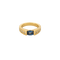 Bague 53.5 Bague jonc en or jaune 18 carats avec saphir et diamants 58 Facettes LP1224/10