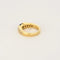 Bague 53.5 Bague jonc en or jaune 18 carats avec saphir et diamants 58 Facettes LP1224/10