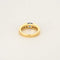 Bague 53.5 Bague jonc en or jaune 18 carats avec saphir et diamants 58 Facettes LP1224/10