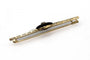 Broche Broche Art Déco oblongue en or jaune, onyx et diamant 58 Facettes 11845