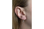 Boucles d'oreilles Boucles d'oreilles en or jaune et blanc avec diamants 58 Facettes 10190-4