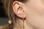 Boucles d'oreilles Boucles d'oreilles pendantes - Diamants taille ancienne en or jaune 14 carats 58 Facettes 11217