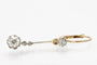 Boucles d'oreilles Boucles d'oreilles pendantes - Diamants taille ancienne en or jaune 14 carats 58 Facettes 11217