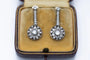Boucles d'oreilles Art déco - Boucles d'oreilles en or jaune, platine et diamants 58 Facettes 10723
