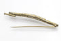 Broche Broche allongée en or jaune, platine et diamants 58 Facettes 10964