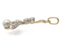 Pendentif Pendentif en or jaune et blanc, diamants et perle 58 Facettes 10827A