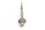 Pendentif Pendentif en or jaune et blanc, diamants et perle 58 Facettes 10827A