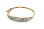 Bracelet Art déco - Bracelet en or jaune et blanc, diamants et saphirs 58 Facettes 10720