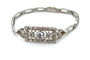 Bracelet Bracelet Art déco en or et argent avec diamants 3,00 ct 58 Facettes 10719