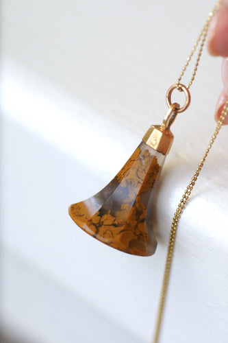 Pendentif Pendentif ancien sceau en or rose et agate 58 Facettes