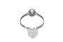 Bague 66 Bague ancienne française en or blanc et diamant 58 Facettes 9366V