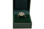 Bague 57 Bague Art déco en or jaune 18 carats et platine avec diamants 58 Facettes 9436