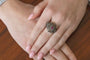 Bague 58 Bague ancienne en or jaune 0,585 et argent avec rubis et diamants 58 Facettes 9297