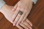 Bague 58 Bague ancienne en or jaune 0,585 et argent avec rubis et diamants 58 Facettes 9297