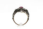 Bague 58 Bague ancienne en or jaune 0,585 et argent avec rubis et diamants 58 Facettes 9297
