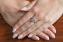 Bague 53 Bague Art nouveau en or, platine, perle et diamants 58 Facettes 10077