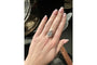 Bague 55 Art Déco - Bague en or jaune, platine, aigue-marine et diamants 58 Facettes 9831