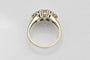 Bague 55 Bague bicolore en or jaune et blanc avec diamants 58 Facettes PJK01