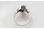 Bague Bague Toi et Moi - Diamants et saphir cabochon en or jaune 14 carats 58 Facettes 10814