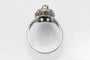 Bague 61 Bague Art déco en or blanc et diamants 58 Facettes 10663