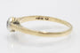 Bague 59 Bague solitaire ancienne en or jaune et diamant 58 Facettes 111666
