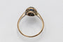 Bague 52 Bague en or jaune, saphir et diamants, milieu du XXe siècle 58 Facettes 11228